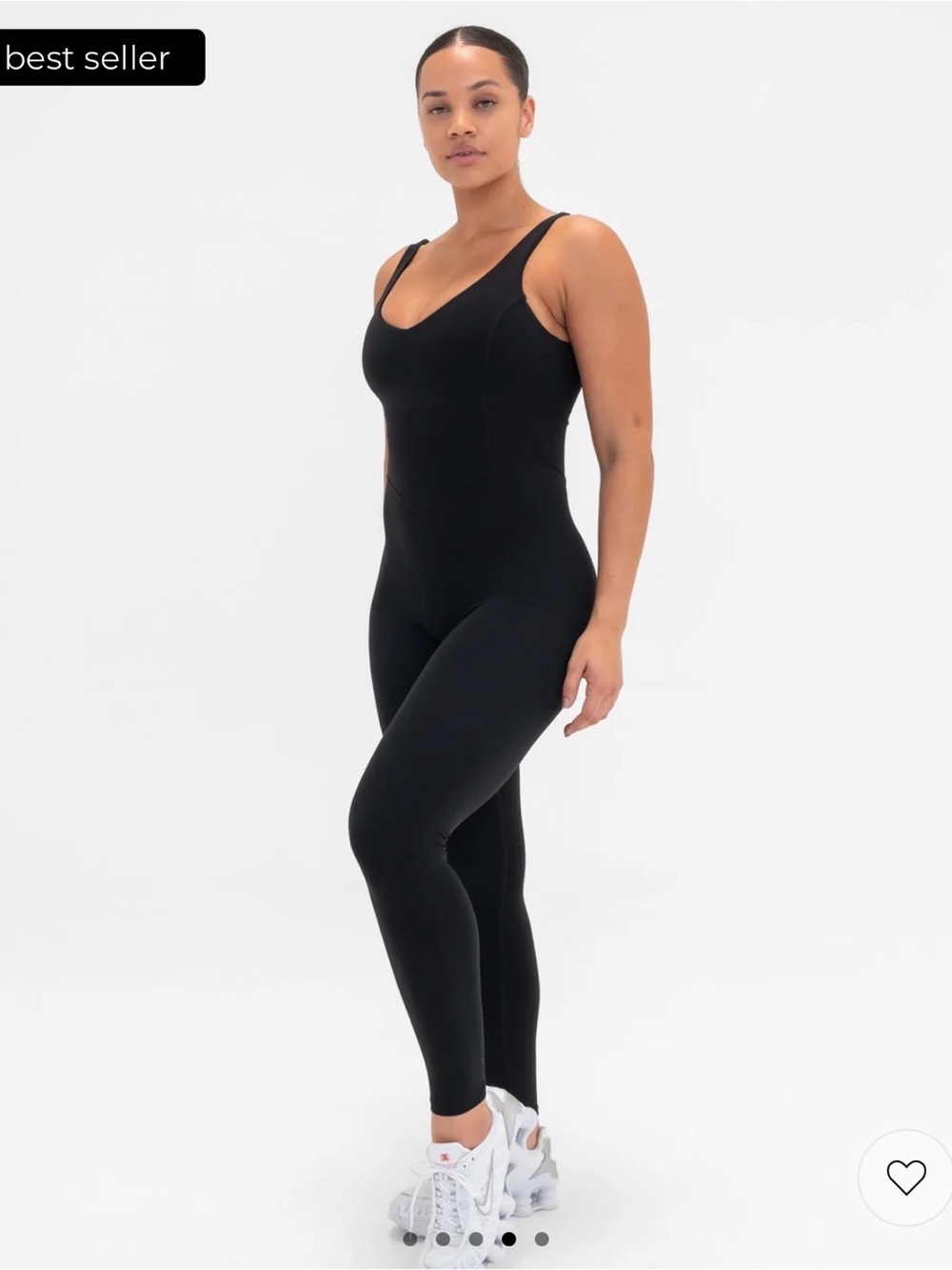 Vitality Black Sculpting Jumpsuit